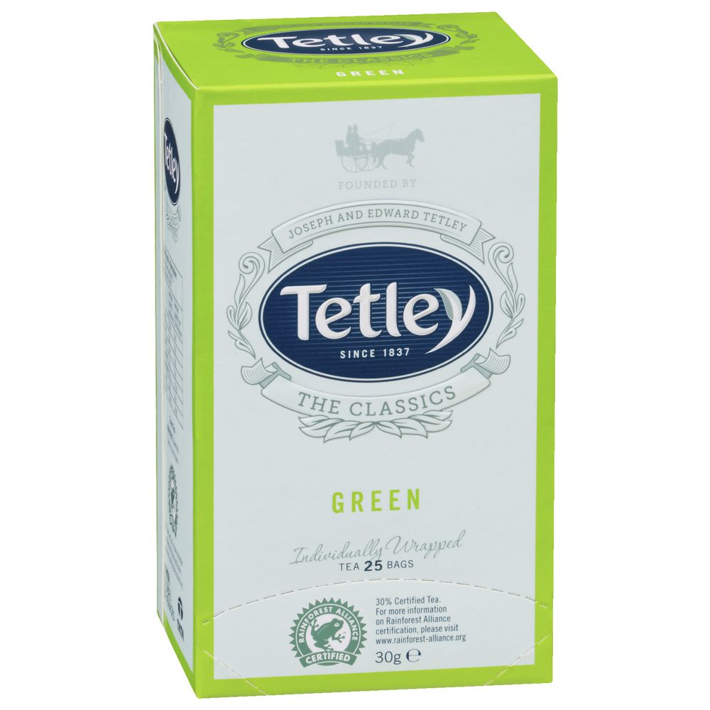 Tetley Classics Foil Green Tea Bags 25 Pack